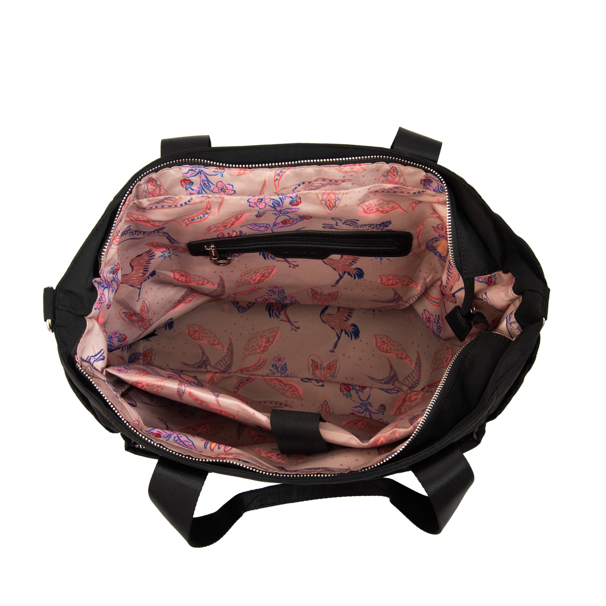 Cartera Dos Asas Porta Laptop Fabula Negro