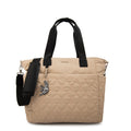 Cartera Dos Asas Porta Laptop Fabula Beige