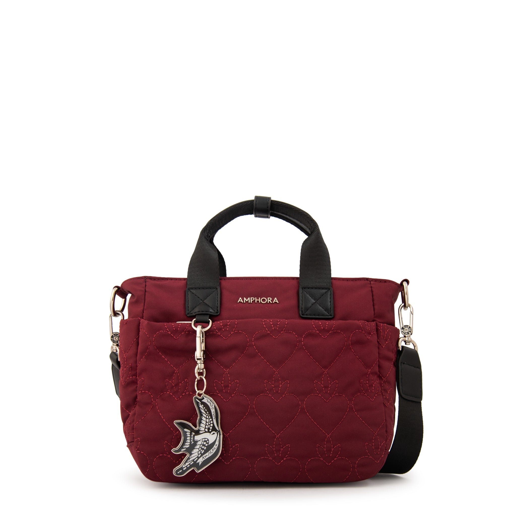 Crossbody Fabula Rojo Oscuro