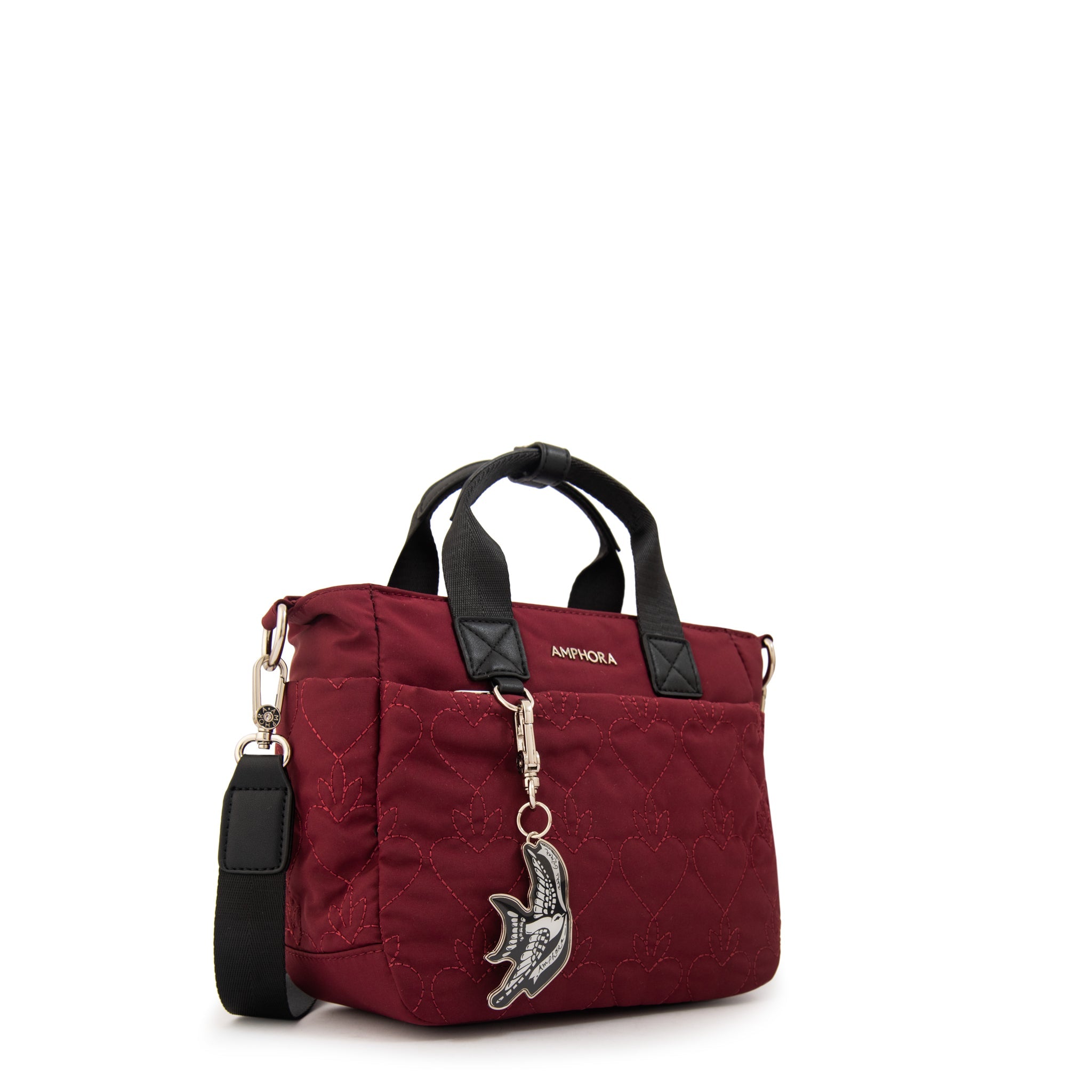 Crossbody Fabula Rojo Oscuro