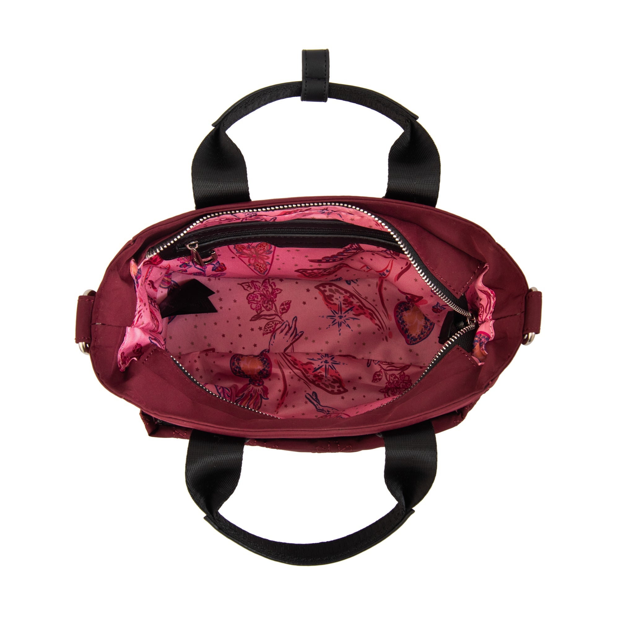 Crossbody Fabula Rojo Oscuro