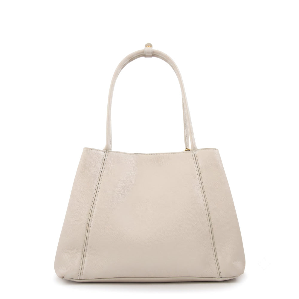 Cartera Dos Asas Nix Blanco Crudo