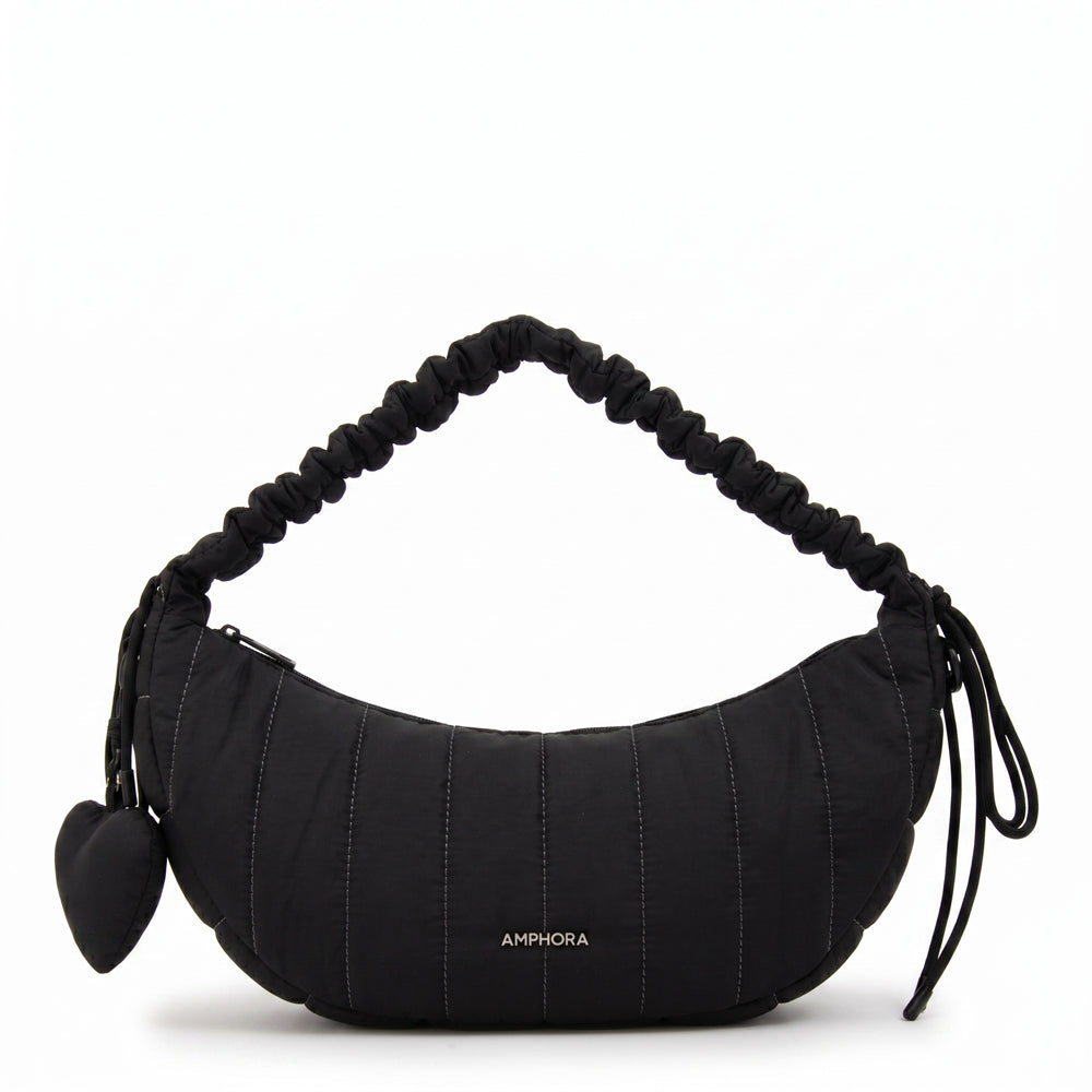 Crossbody Adriana Nylon Negro