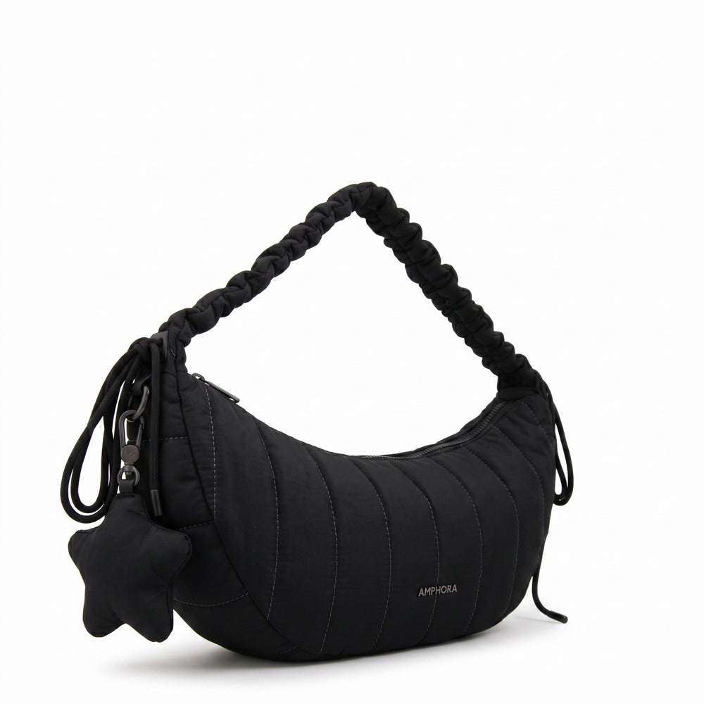 Crossbody Adriana Nylon Negro
