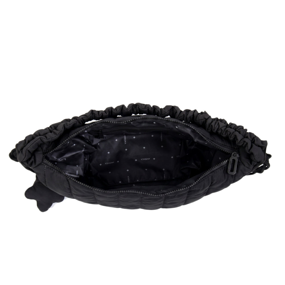 Crossbody Adriana Nylon Negro
