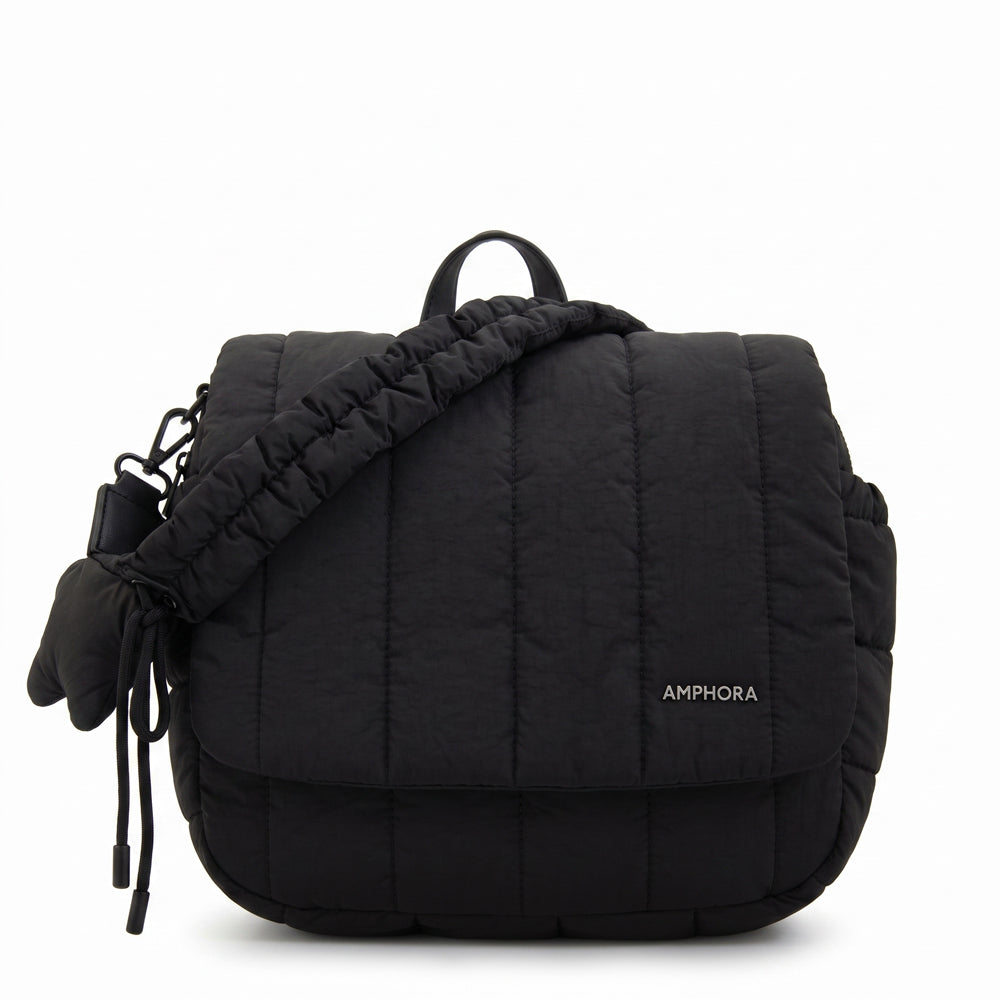 Mochila Adriana Nylon Negro