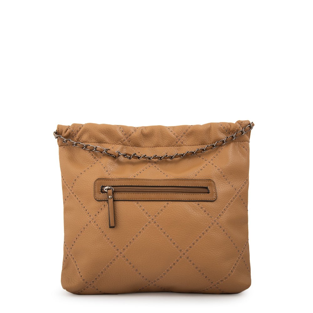 Cartera Dos Asas Arae Camel