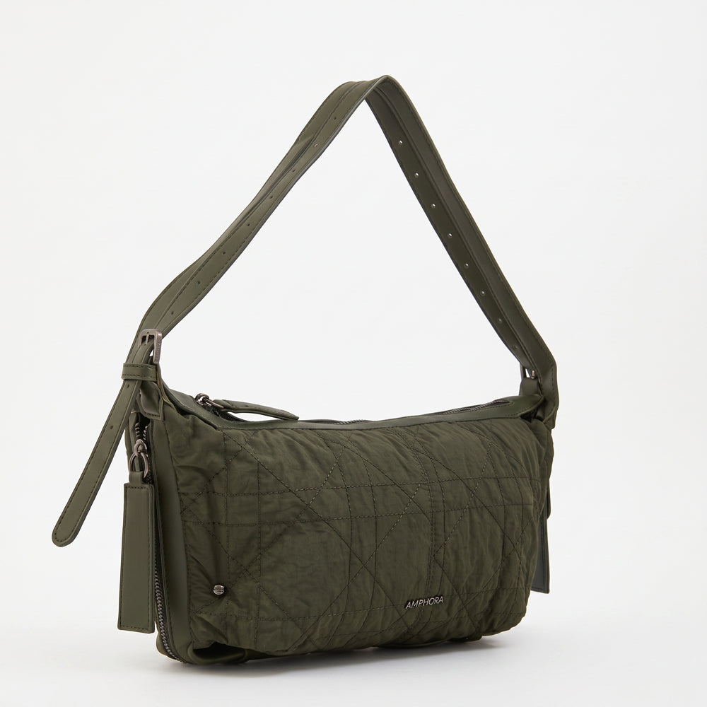 Crossbody Asteria Nylon Verde Oliva