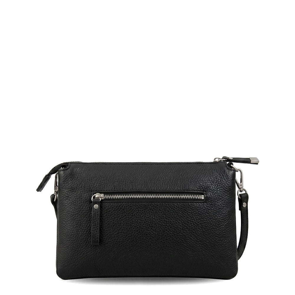 Crossbody Danu Granulado Negro