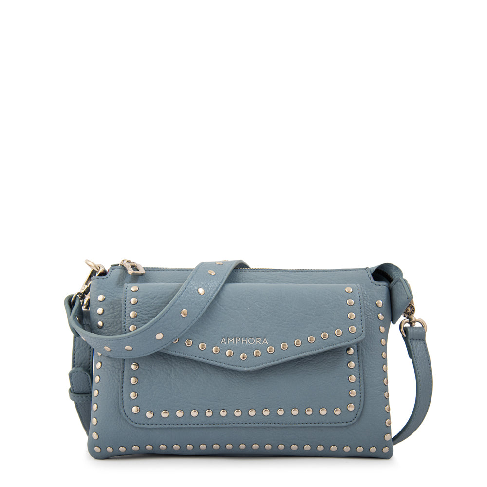 Crossbody Danu Granulado Denim