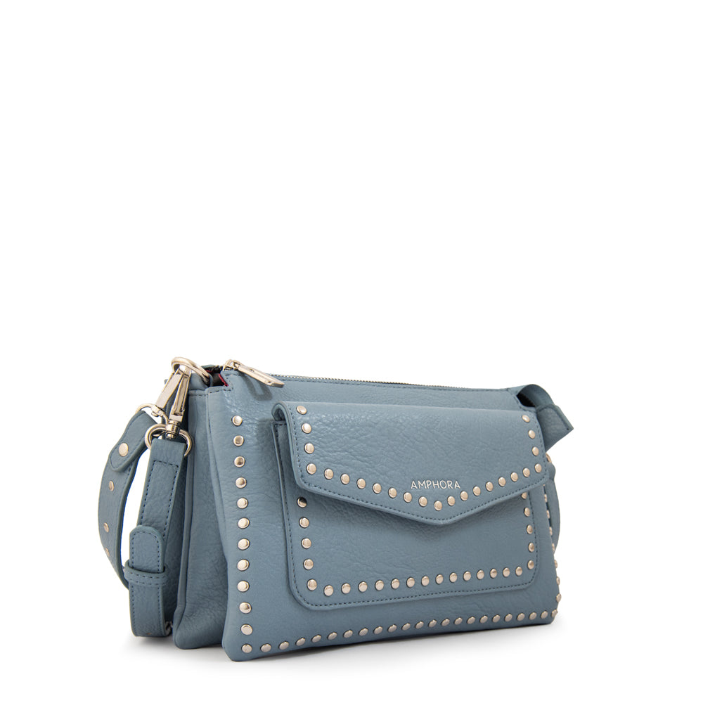 Crossbody Danu Granulado Denim