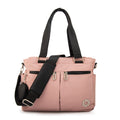 Cartera Dos Asas Portalaptop Vesna Nylon Rosado