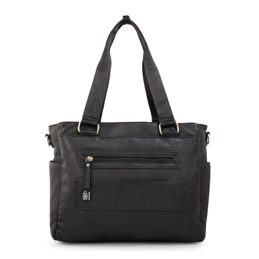 Cartera Dos Asas Portalaptop Vesna Negro