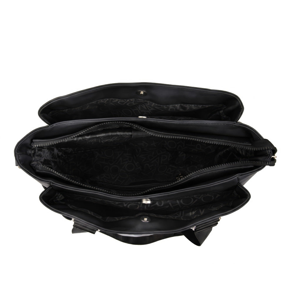 Cartera Dos Asas Portalaptop Vesna Negro