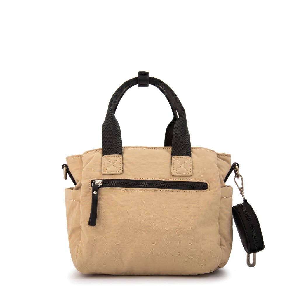 Crossbody Vesna Nylon Beige Oscuro