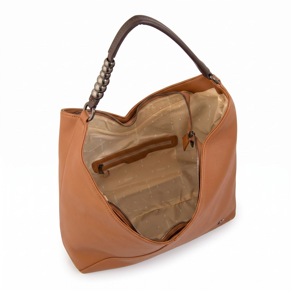 Cartera Corte Recto Saria Camel