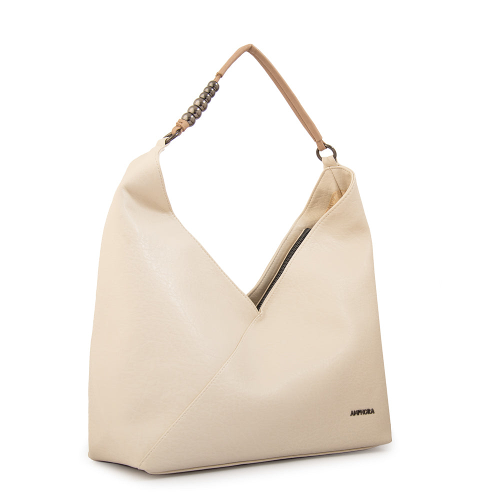 Cartera Corte Recto Saria Blanco Crudo