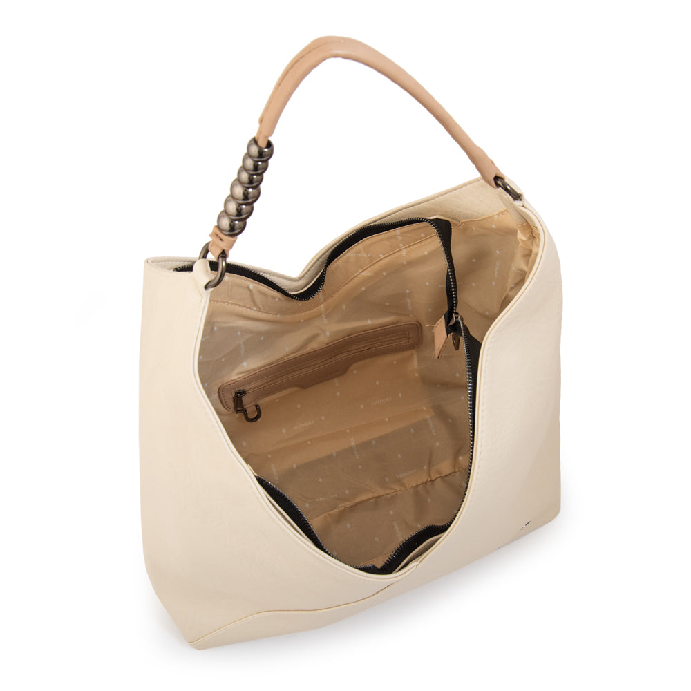 Cartera Corte Recto Saria Blanco Crudo