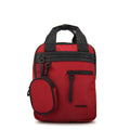 Mochila Abril Nylon Rojo Oscuro