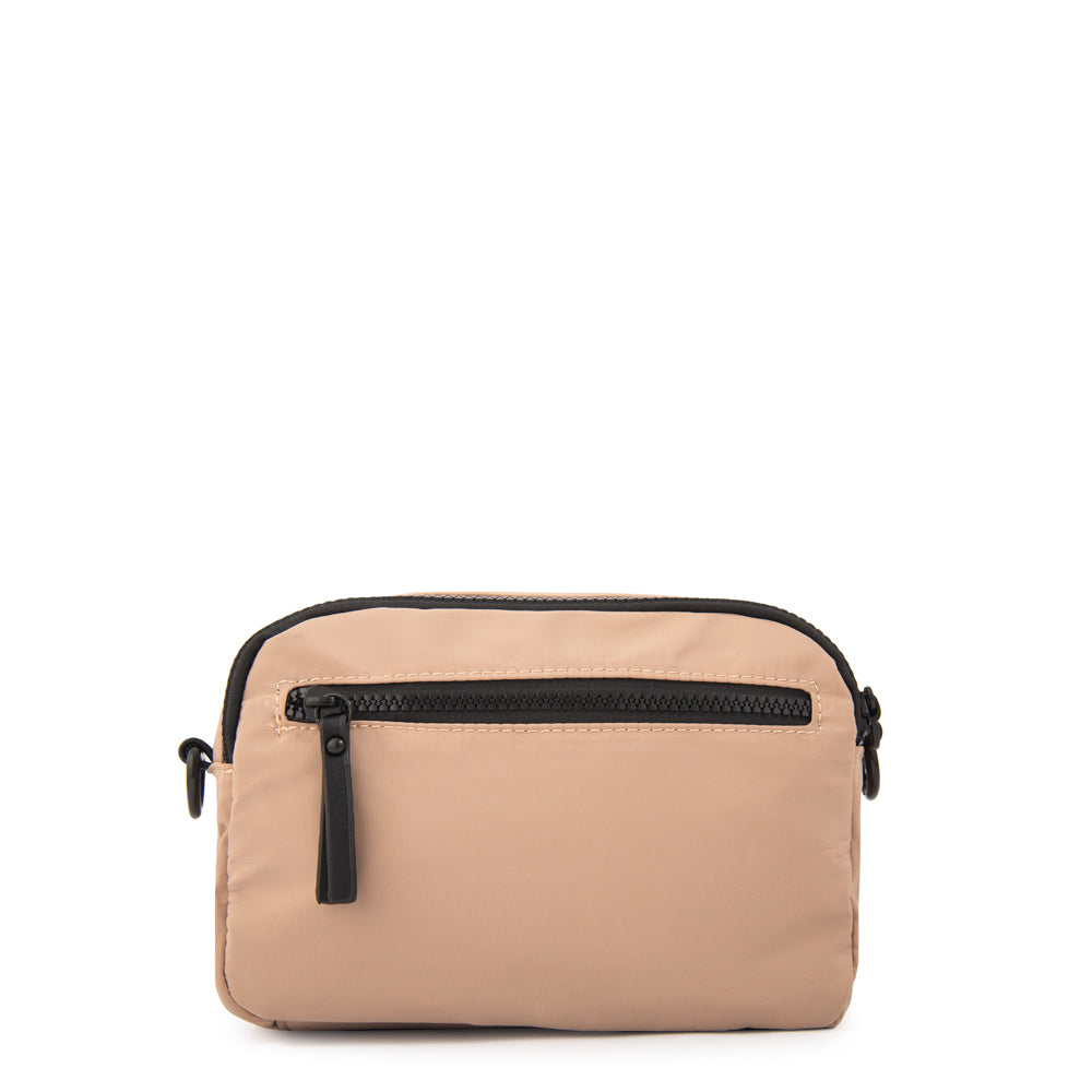 Crossbody Abril Nylon Beige Oscuro