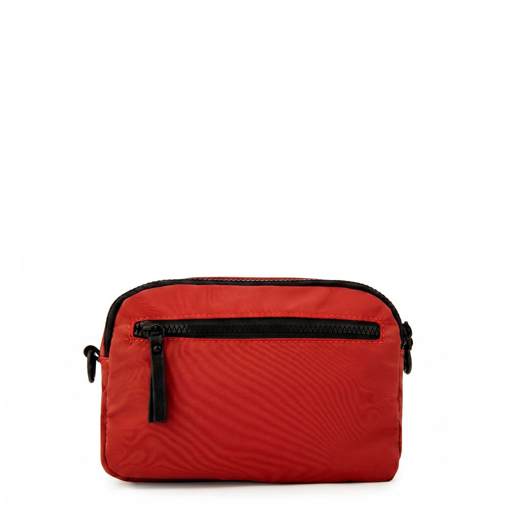 Crossbody Abril Nylon Rojo Oscuro