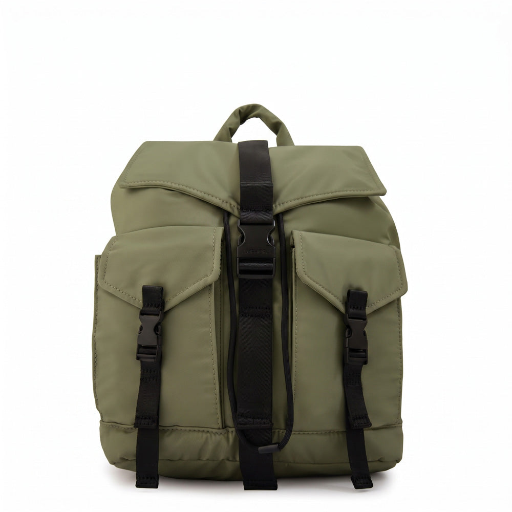 Mochila Suki Nylon Verde Oliva