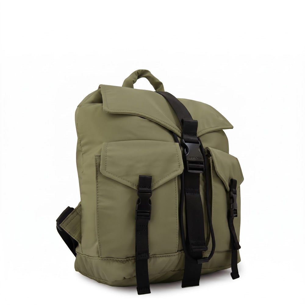 Mochila Suki Nylon Verde Oliva