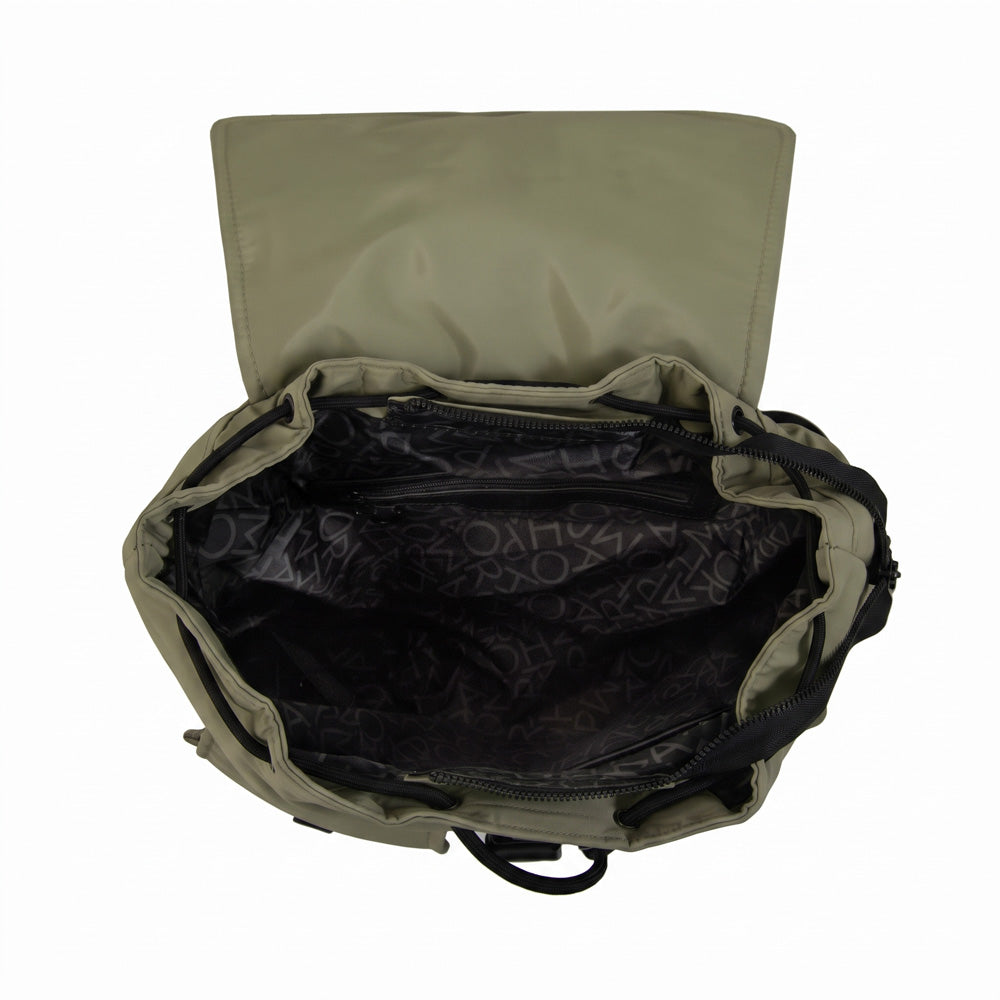 Mochila Suki Nylon Verde Oliva