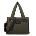 Cartera Dos Asas Portalaptop Daliet Nylon Verde Oliva