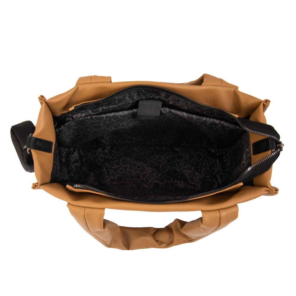 Cartera Dos Asas Portalaptop Daliet Camel