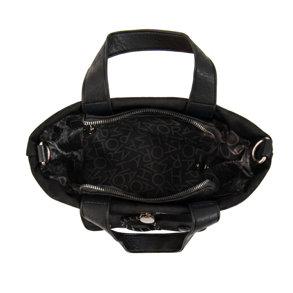 Cartera Dos Asas Cyric Negro