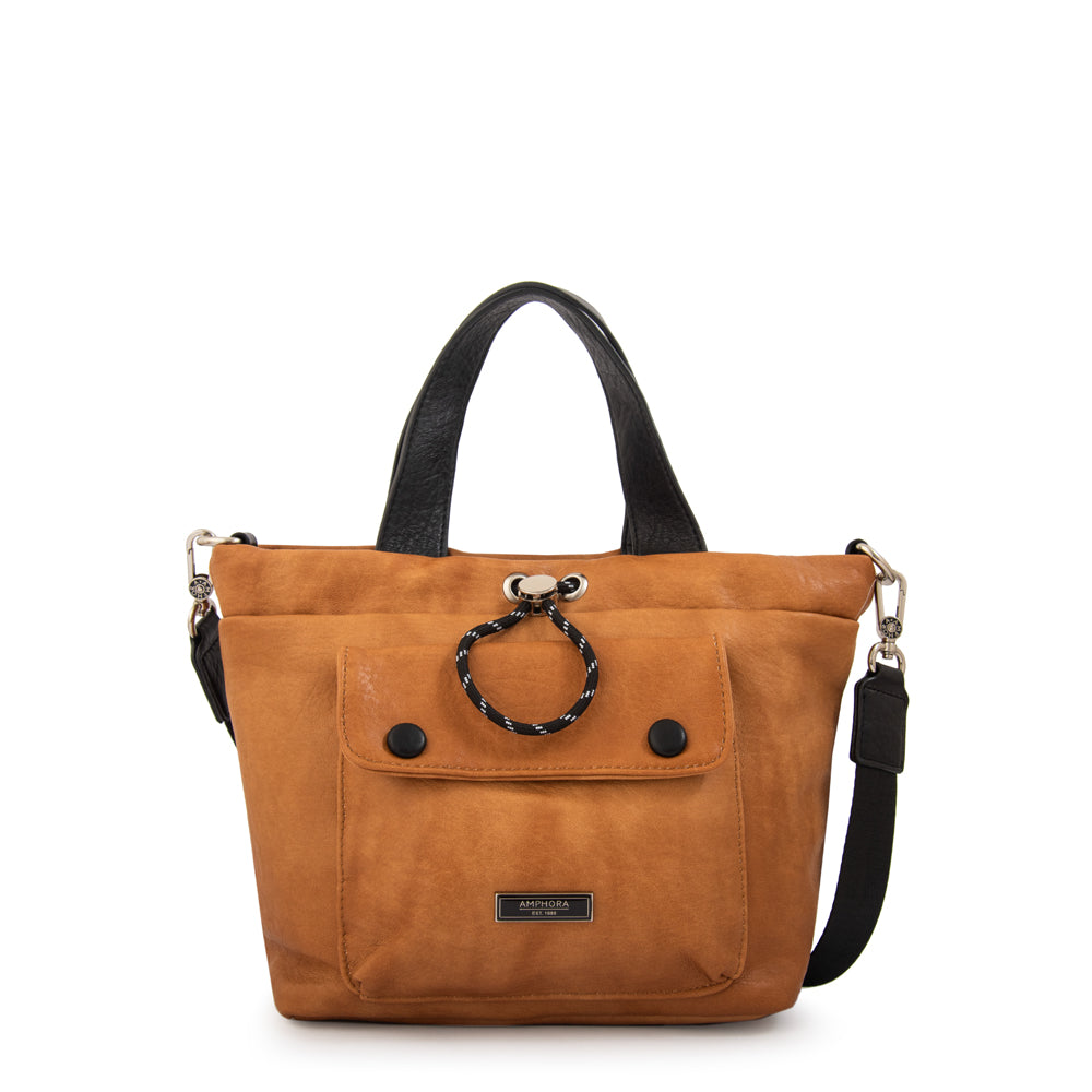 Cartera Dos Asas Cyric Camel