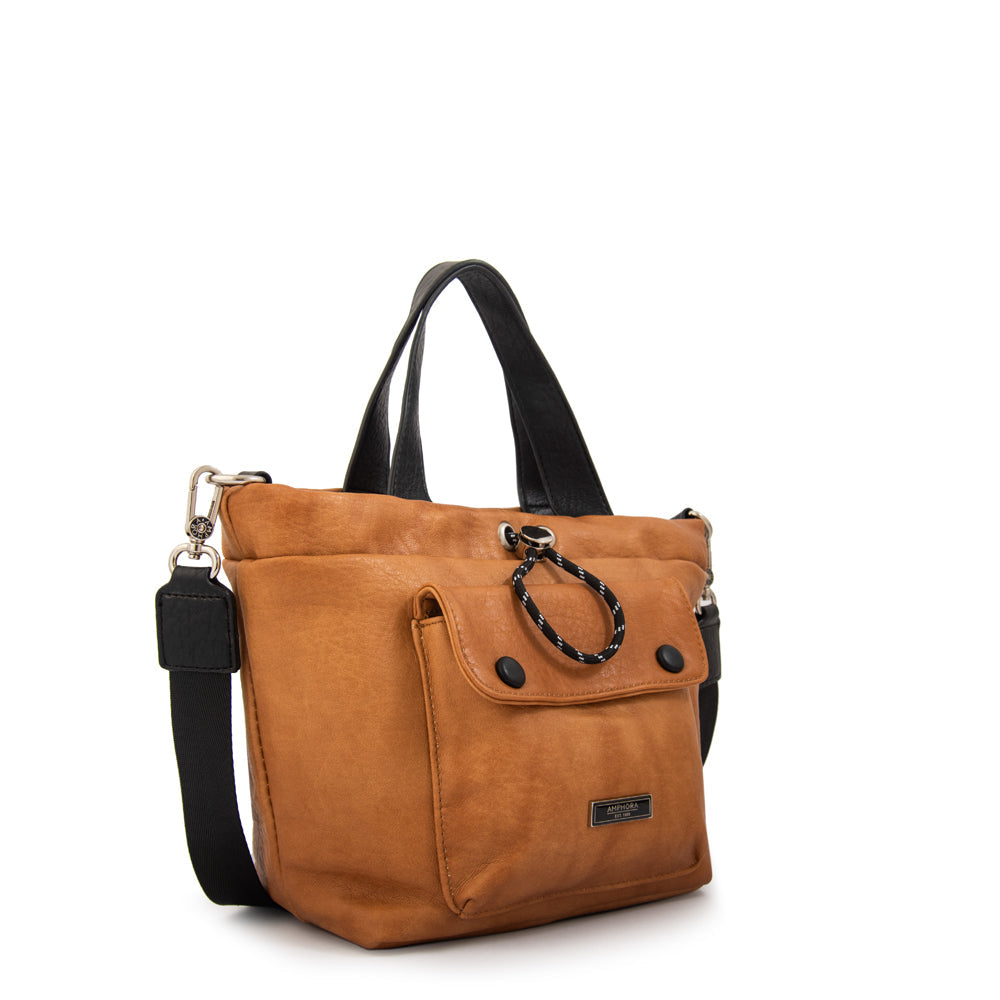 Cartera Dos Asas Cyric Camel