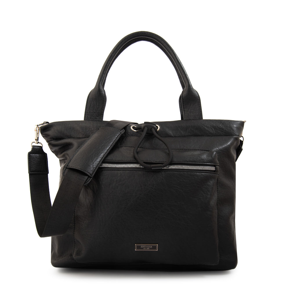 Cartera Dos Asas Portalaptop Cyric Negro