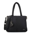 Cartera Dos Asas Portalaptop Luz Negro