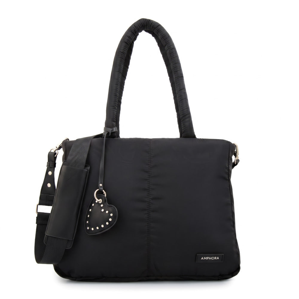 Cartera Dos Asas Portalaptop Luz Negro