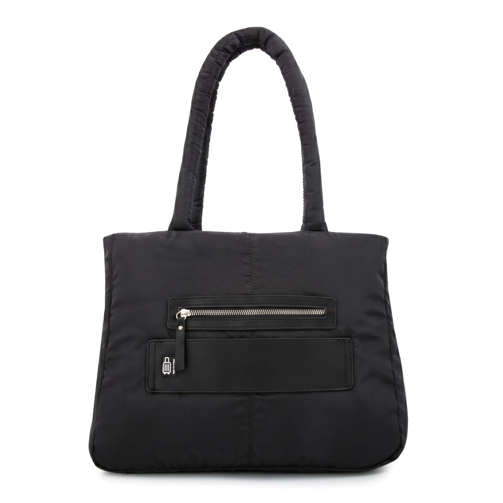Cartera Dos Asas Portalaptop Luz Negro