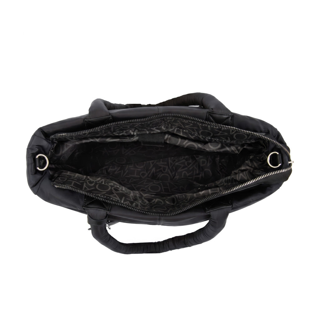 Cartera Dos Asas Portalaptop Luz Negro