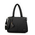 Cartera Dos Asas Portalaptop Luz Nylon Negro