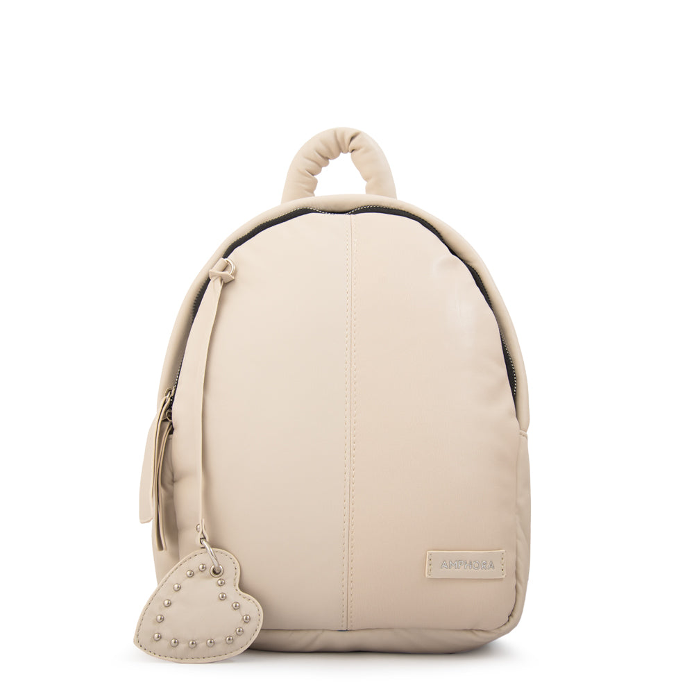 Mochila Luz Nylon Blanco Crudo