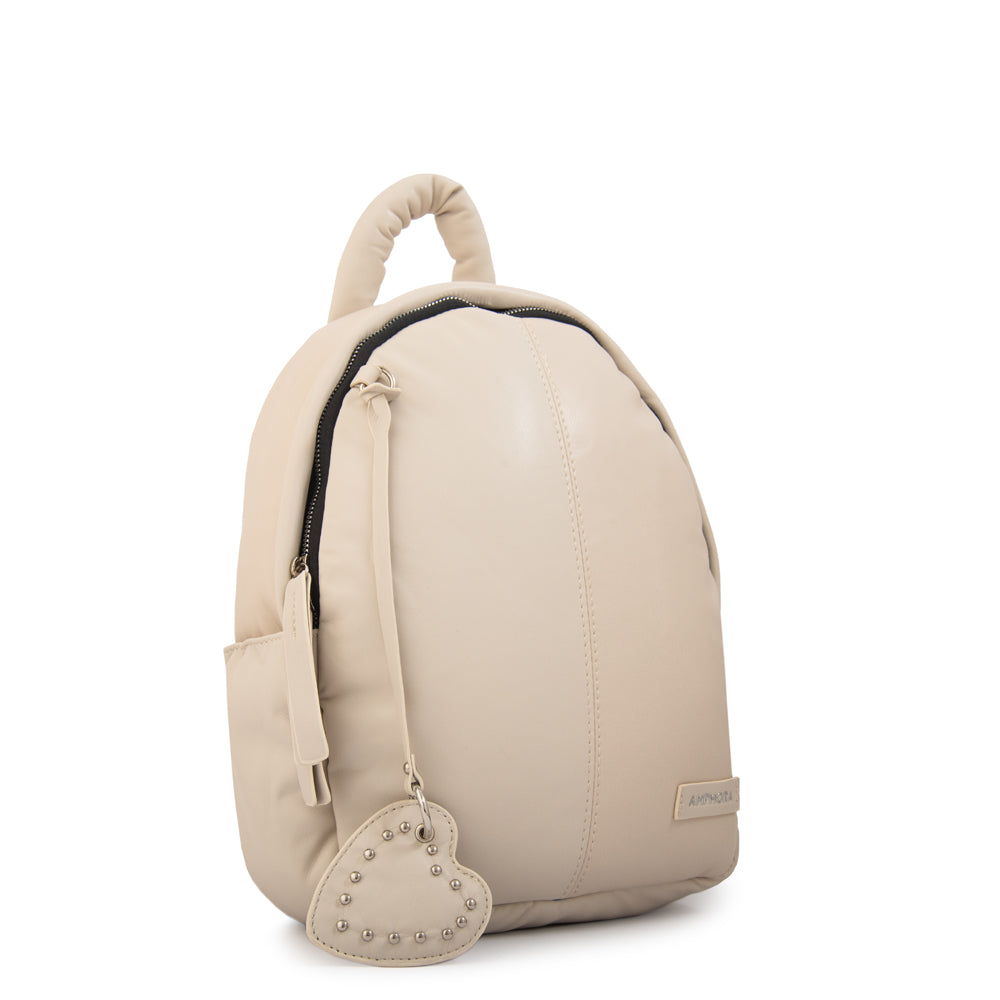 Mochila Luz Nylon Blanco Crudo