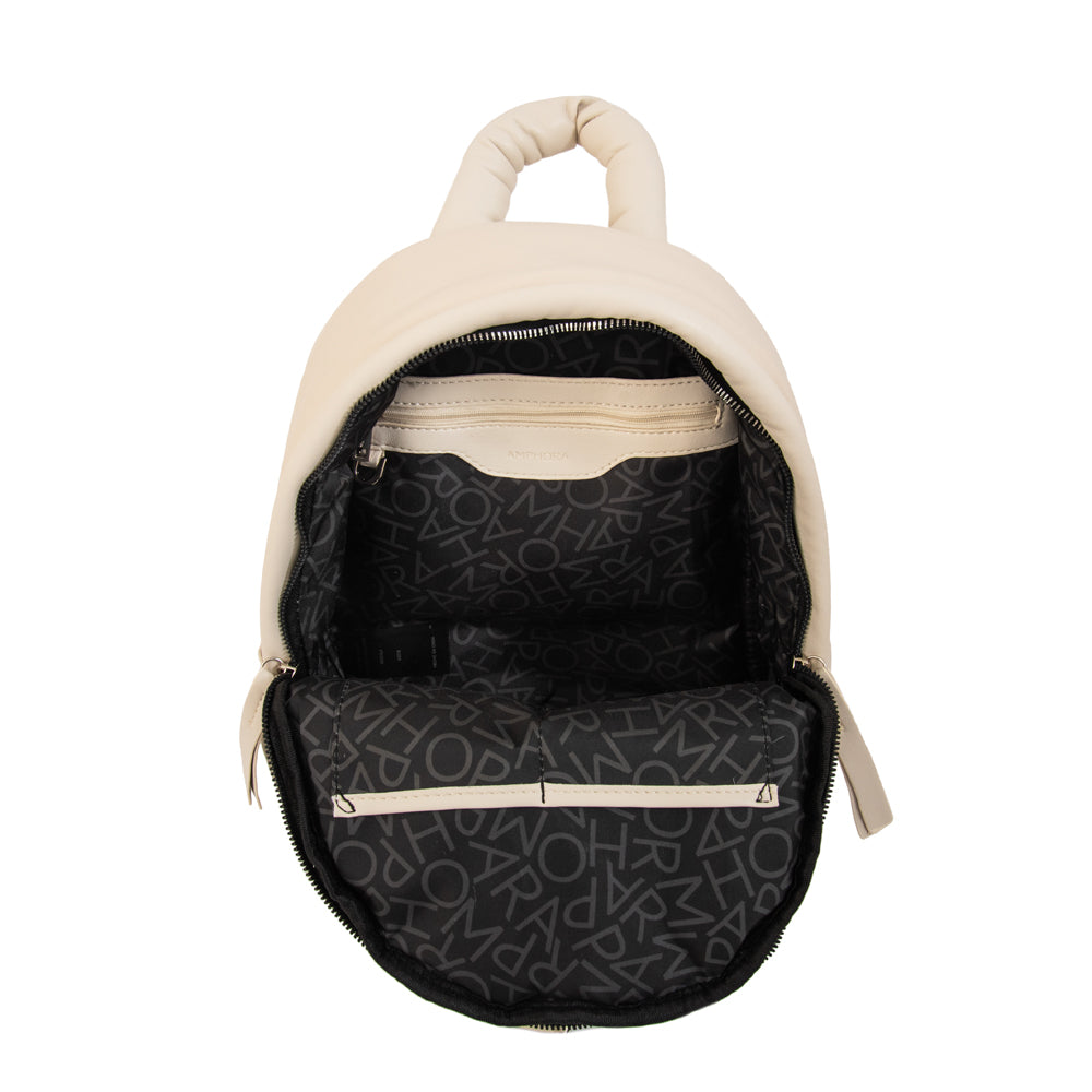 Mochila Luz Nylon Blanco Crudo