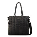 Cartera Dos Asas Japon Liso Negro