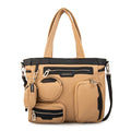 Cartera Dos Asas Evany Beige