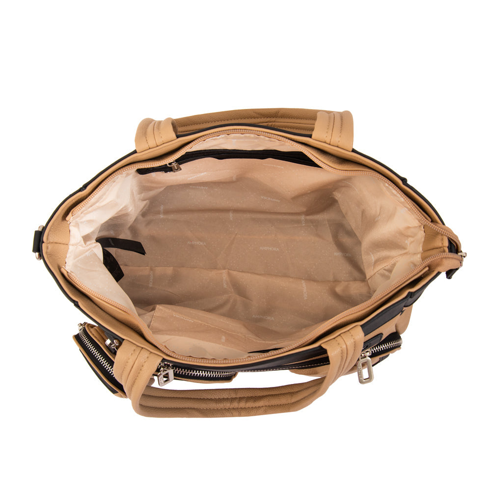 Cartera Dos Asas Evany Beige