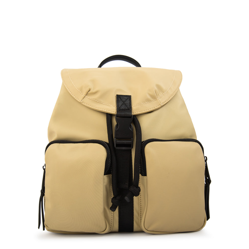 Mochila Birambi Nylon Beige