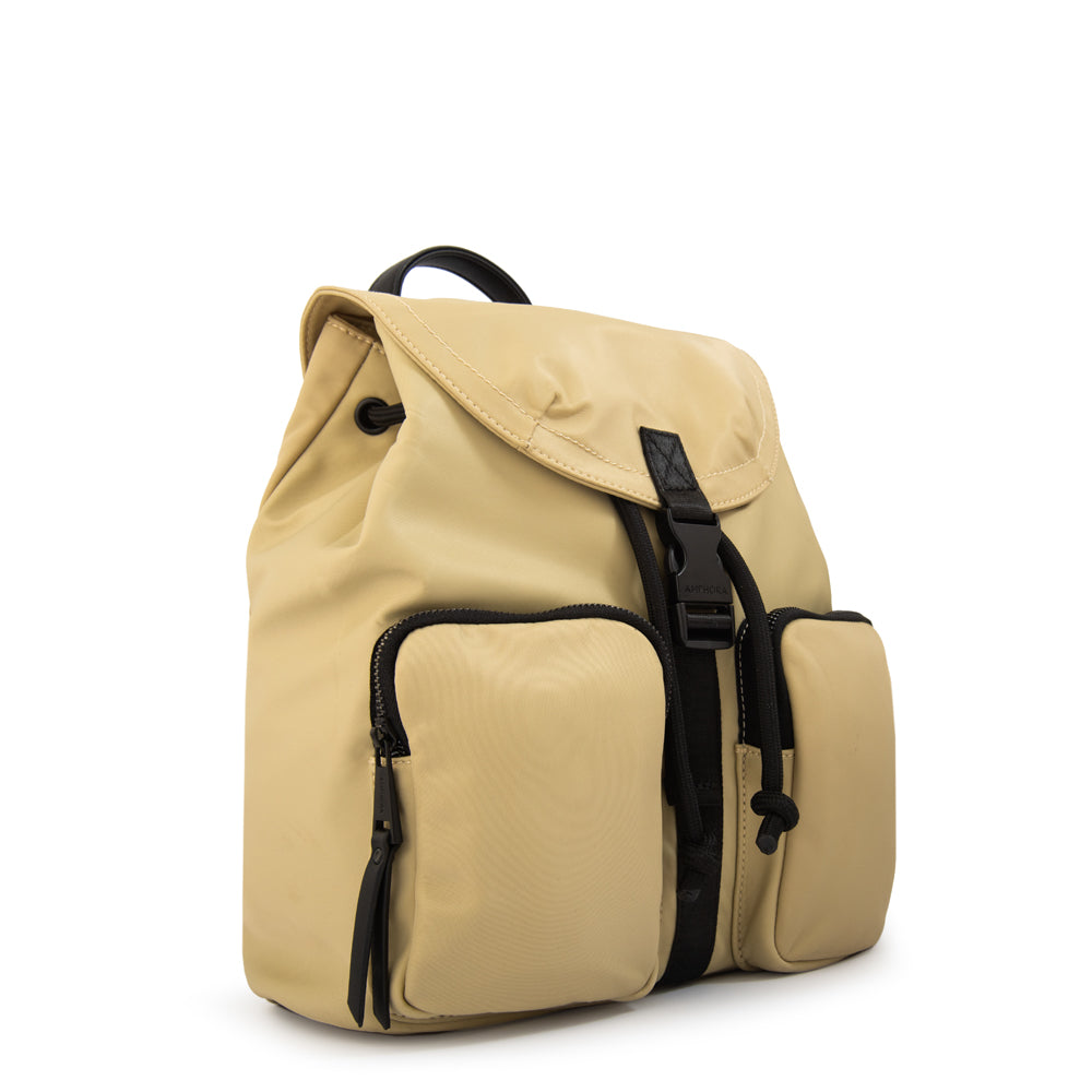Mochila Birambi Nylon Beige