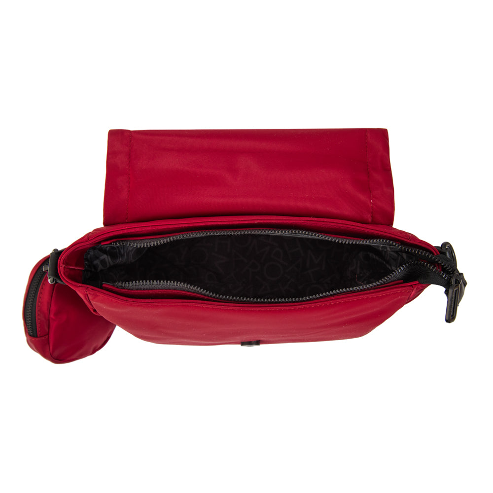 Crossbody Bogart Nylon Rojo Oscuro