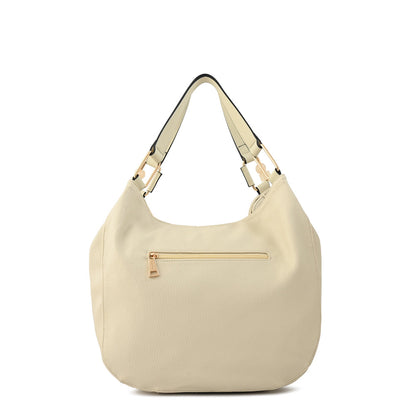 Cartera Dos Asas Vermel Blanco Crudo