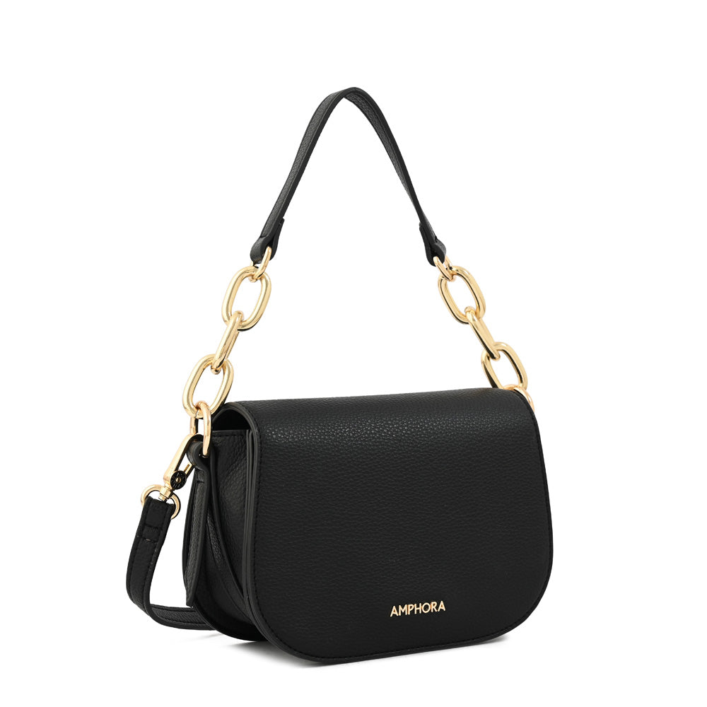 Crossbody Chiara Negro Granulado